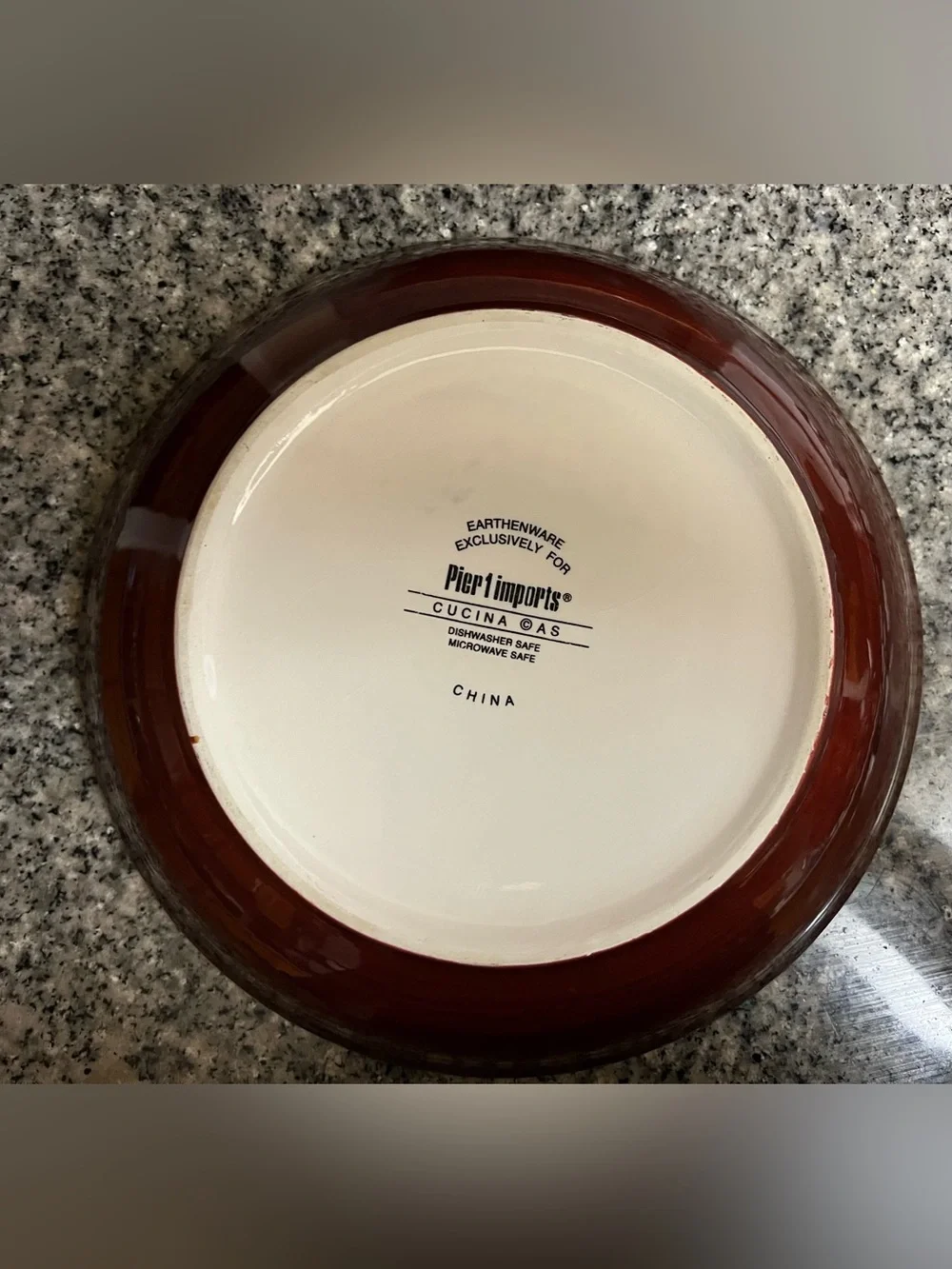 Vintage Pier 1 Imports Cucina Pasta Bowls Set of 2